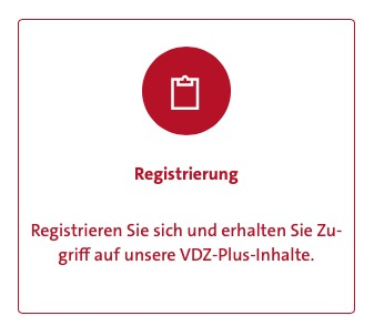 VDZ Registrierung